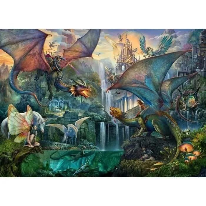 Ravensburger - Puzzle 9000 Pieces - La Foret Magique Des Dragons