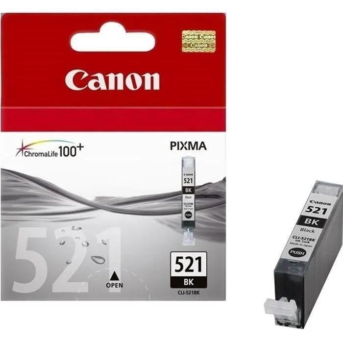 Canon CLI-521BK - 9 ml - photo noire - originale - r�servoir d'encre - pour...