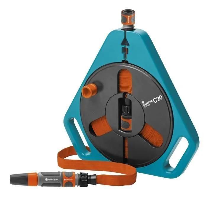 D�vidoir d'arrosage portable � tuyau plat 20 m