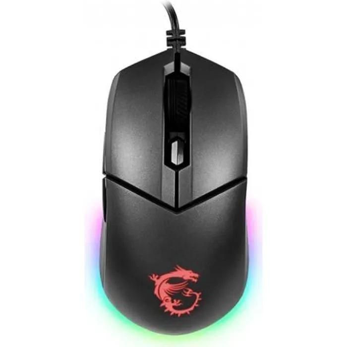 MSI Clutch GM11 Gaming - Souris - droitiers et gauchers - optique - 6 bouto...