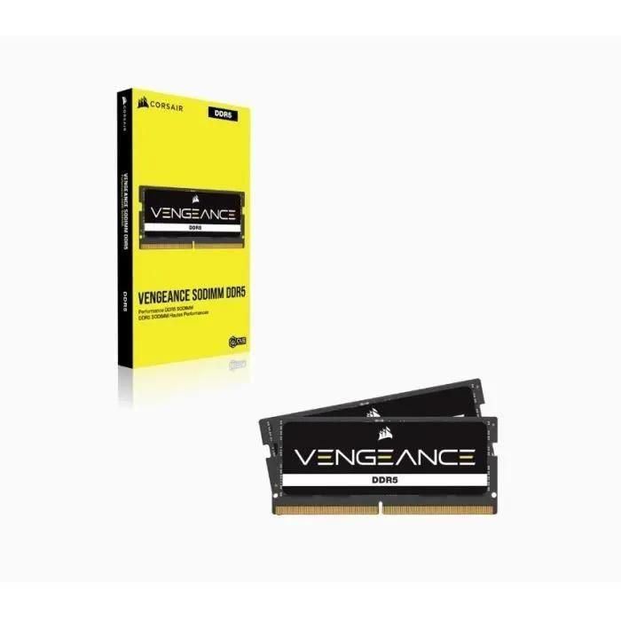 CORSAIR Vengeance - DDR5 - module - 16 Go - SO DIMM 262 broches - 4800 MHz ... - 3
