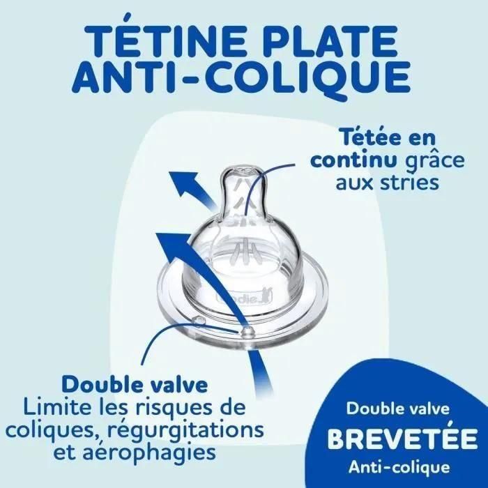 Dodie Kit Naissance - 6 Biberons Anti-Colique Ttines Plates, 1 Sucette Ana... - 2