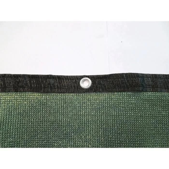 Brise-Vue - Nature - 1 X 3 M - Occultant 5/5 - Hdpe 350 G/M - Vert Kaki - 3