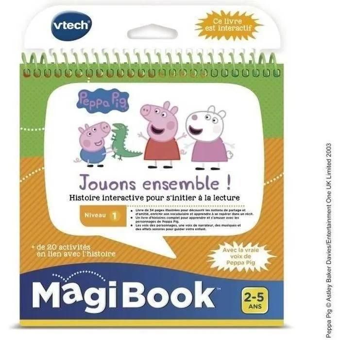 Vtech Magibook - Peppa Pig, Jouons Ensemble !