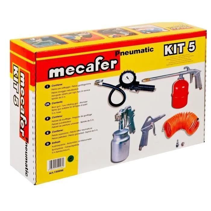 Kit 5 accessoires air comprim� MECAFER - 2
