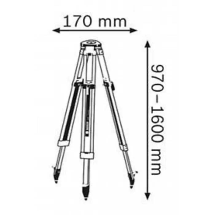 Tr�pied BOSCH BT 160 Professional - 2