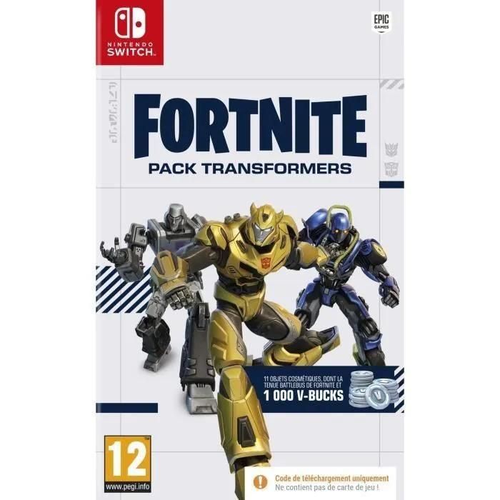 Fortnite : Pack Transformers (Code De T�l�chargement Uniquement) Switch