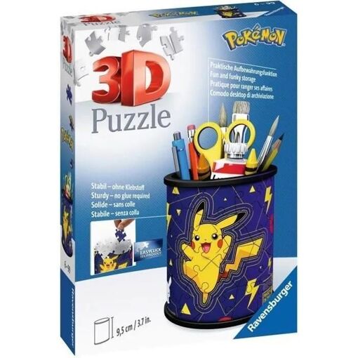 Puzzle Puzzle 3d Pot � Crayons - Pok�mon