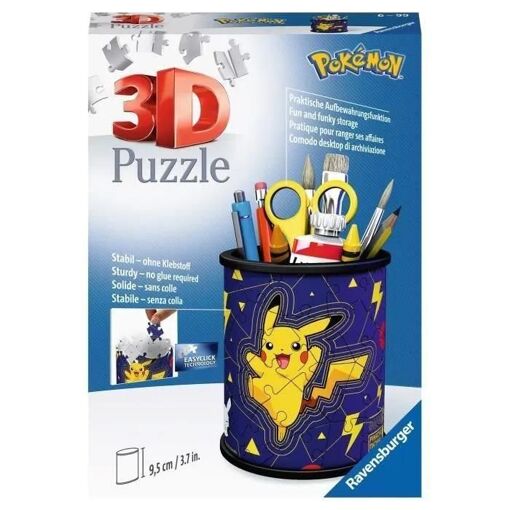 Puzzle Puzzle 3d Pot � Crayons - Pok�mon - 2