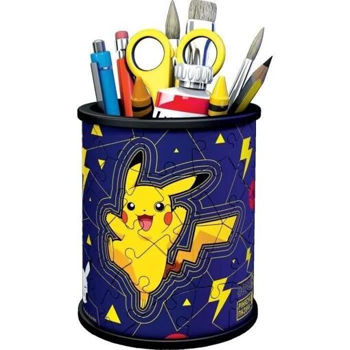 Puzzle Puzzle 3d Pot � Crayons - Pok�mon - 3