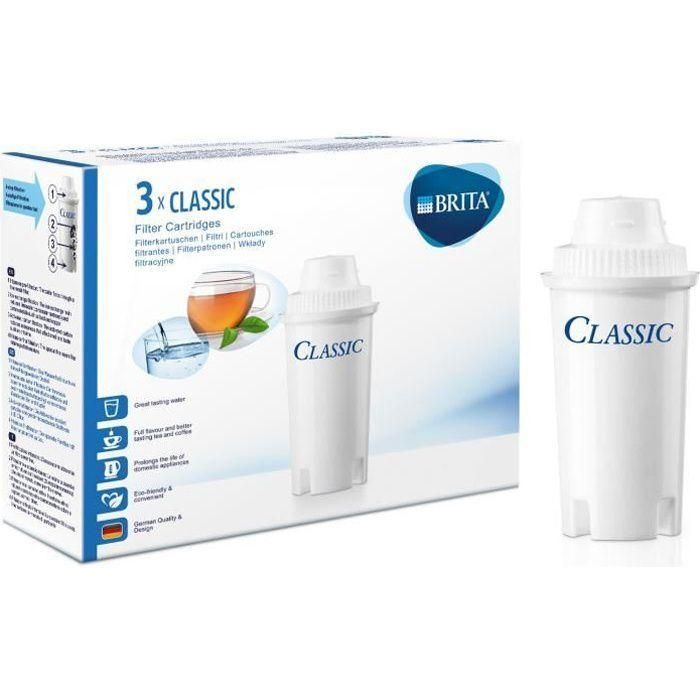 Brita Classic - Filtre � eau - pour pichet filtre � eau (pack de 3)