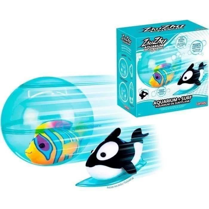 Univers Miniature - Lansay - 51001 - Zhu Zhu Aquarium : Aquarium + Surf - 3