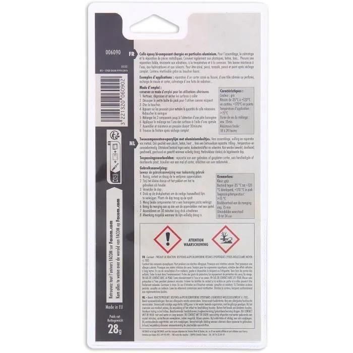 FACOM colle epoxy alu. 28g - 3