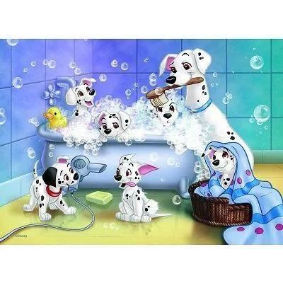 Puzzle N Nathan Puzzle 60 P - Tous Au Bain ! / Disney 101 Dalmatiens