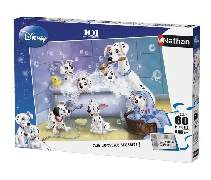Puzzle N Nathan Puzzle 60 P - Tous Au Bain ! / Disney 101 Dalmatiens - 2