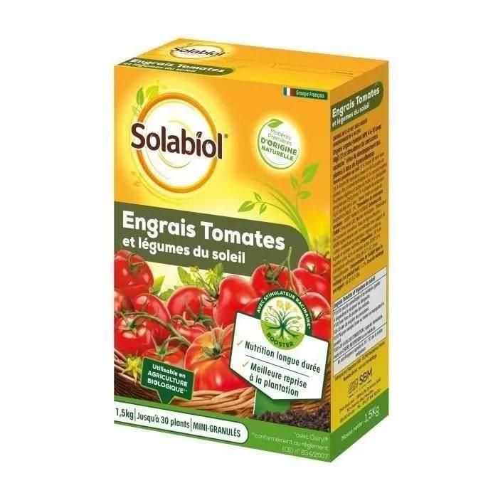 Engrais tomates - granules - 1.5 Kg - 2