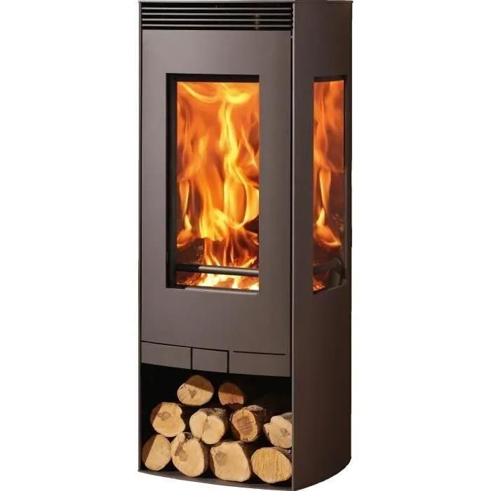 Poele a Bois - PANADERO - Alba Ecodesign - 9,5 kw - B�ches 50 cm - 2