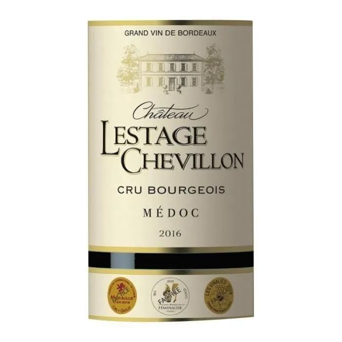 Chteau Lestage Chevillon 2016 Mdoc Cru Bourgeois - Vin Rouge De Bordeaux - 2