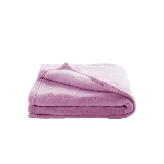 Couverture Microdoux 75x100 Cm Lilas - Doux Nid