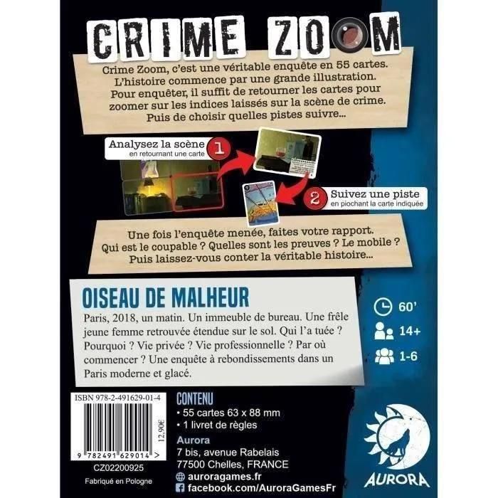 Crime Zoom - Oiseau De Malheur - 2
