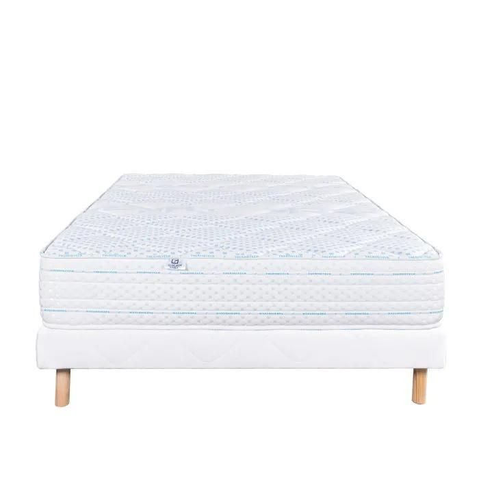 Ensemble Matelas Thermotec, 24 Cm Mmoire De Forme Ferme Rversible+Sommier...