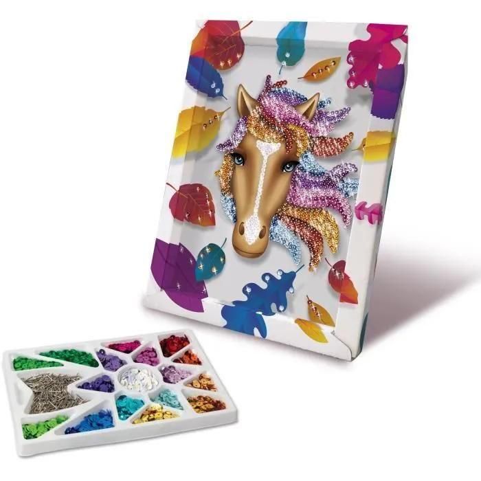 Cheval - Illustration Avec Sequins