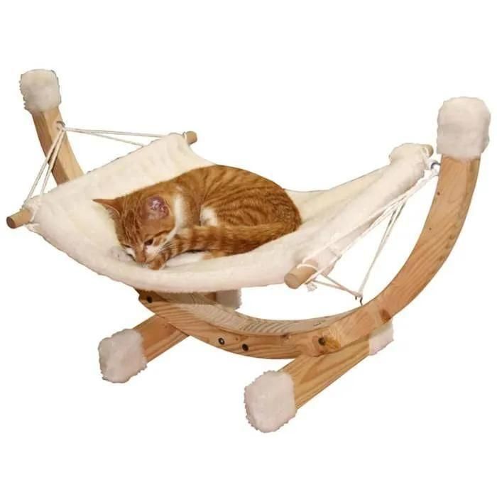 Hamac Siesta Blanc 73x36x34cm - 3