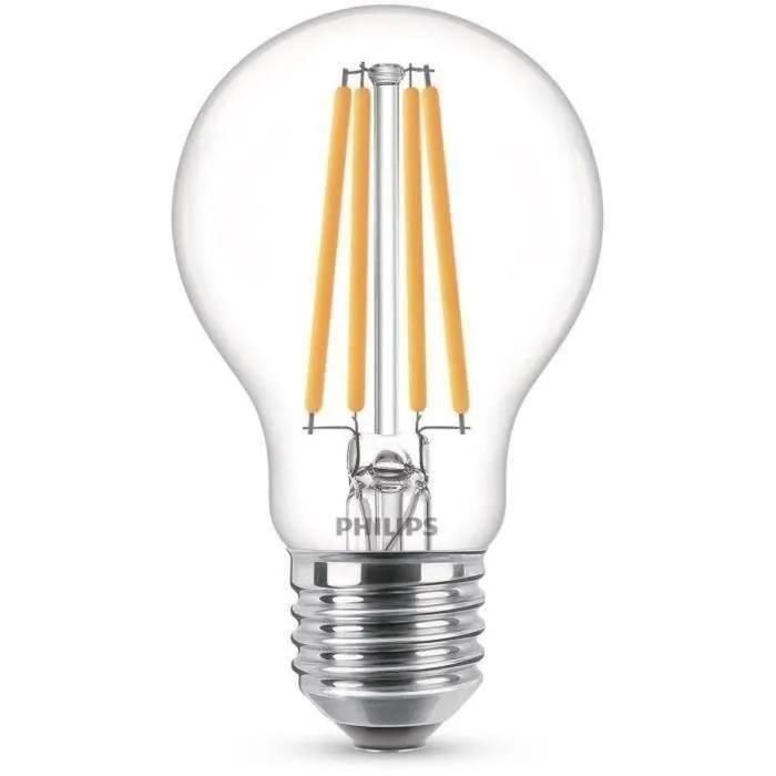 Philips Ampoule Led Equivalent 100w E27 Blanc Chaud Non Dimmable