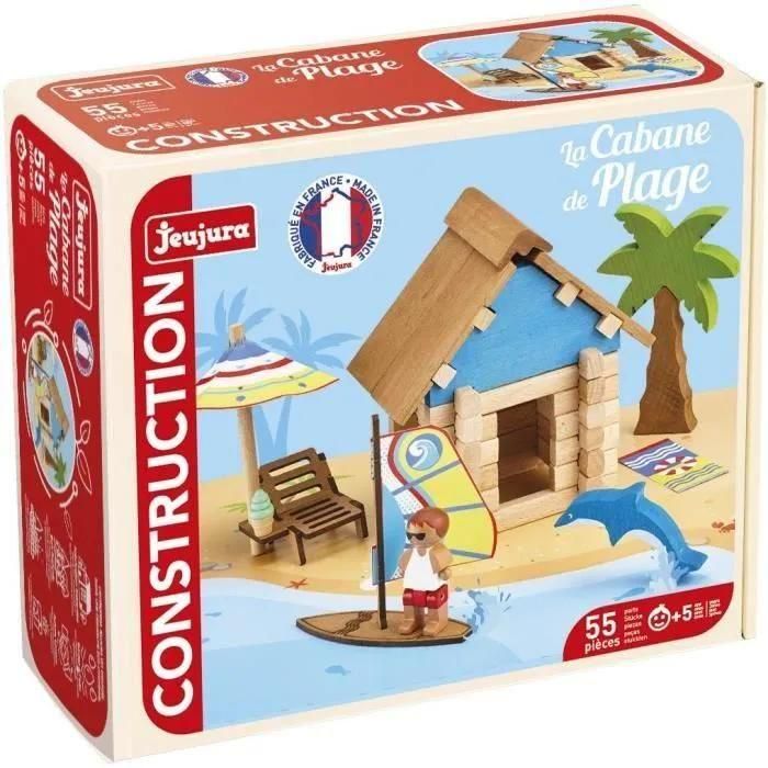Jeu De Construction La Cabane De Plage - 55 Pieces