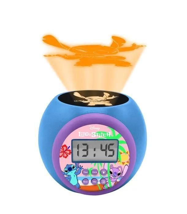 Lexibook - Stitch Projector Alarm Clock (Rl977d) - 2