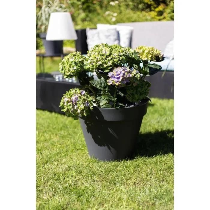 Pot Rond Toscane 23 L - Anthracite