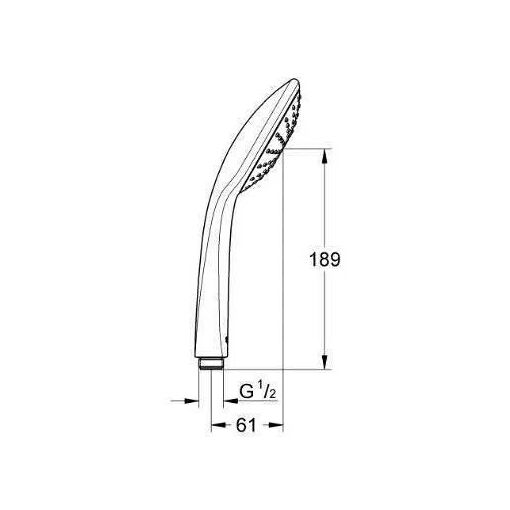 GROHE - Douchette 1 jet - 2