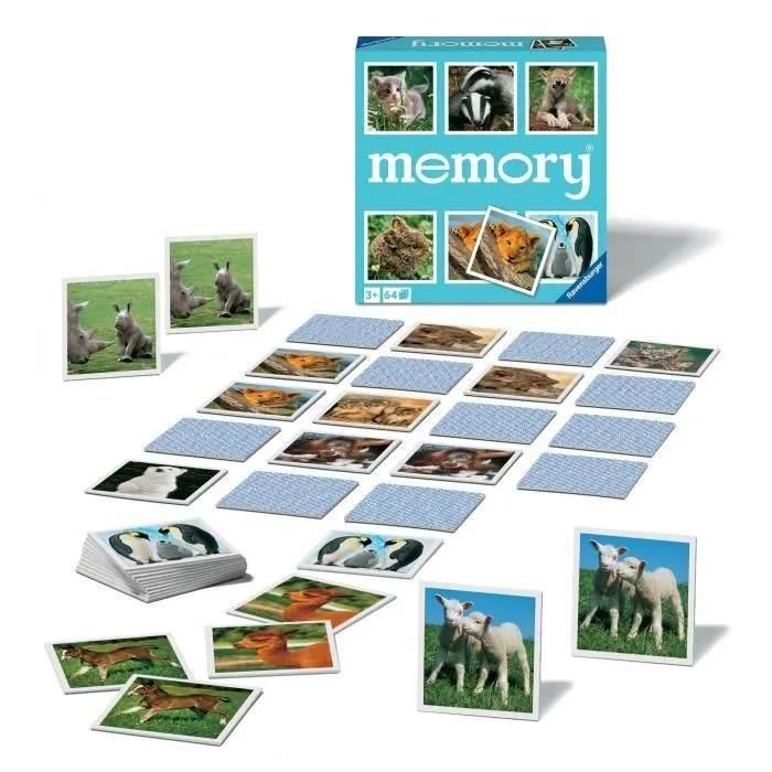 Jeux Grand Memory B�b�s Animaux - 2