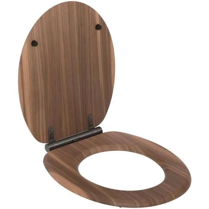 ABATTANT WALNUT NOYER - MDF FSC - 3