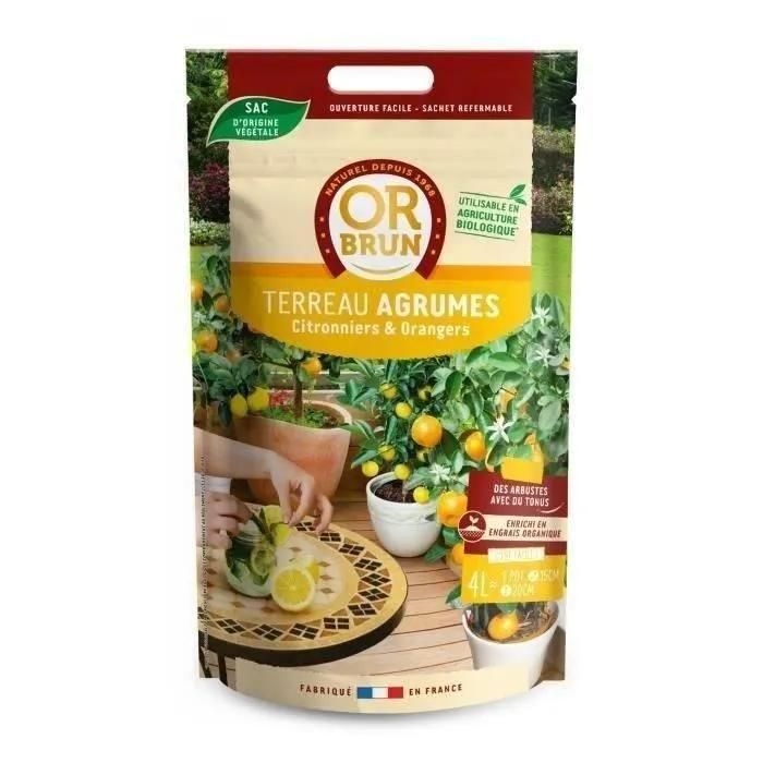 Or Brun Terreau Agrumes 4l