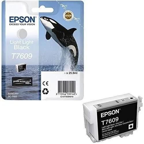Epson T7609 - 26 ml - noir clair - original - blister - cartouche d'encre -... - 2