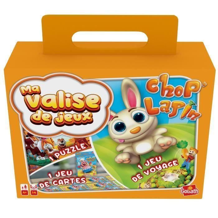 Valisette Multi-Jeux Chop' Lapin