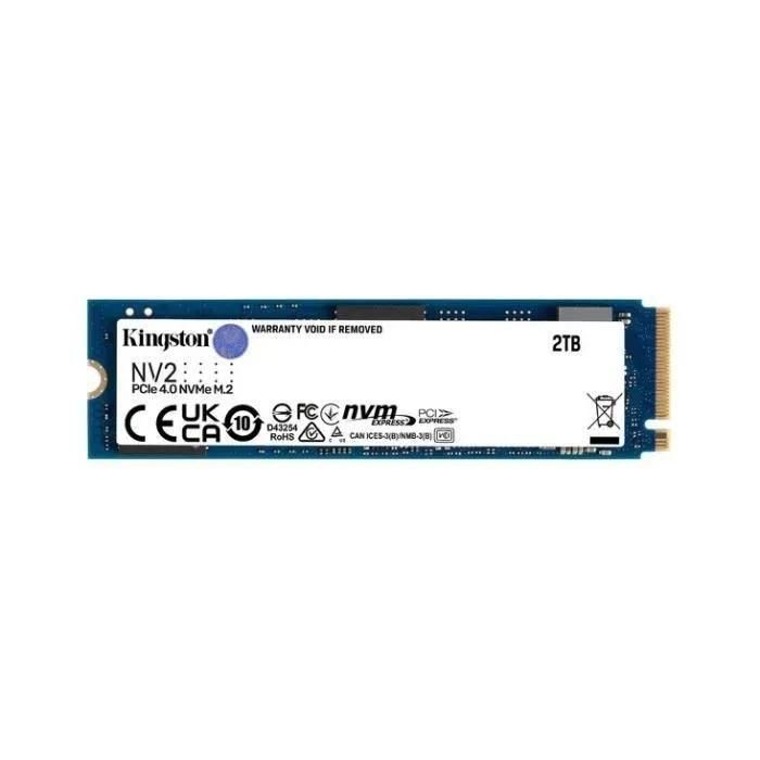Kingston NV2 - SSD - 2 To - interne - M.2 2280 - PCIe 4.0 x4 (NVMe) - pour ...