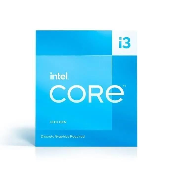 Intel Core i3 13100F - 3.4 GHz - 4 c�urs - 8 filetages - 12 Mo cache - FCLG... - 3