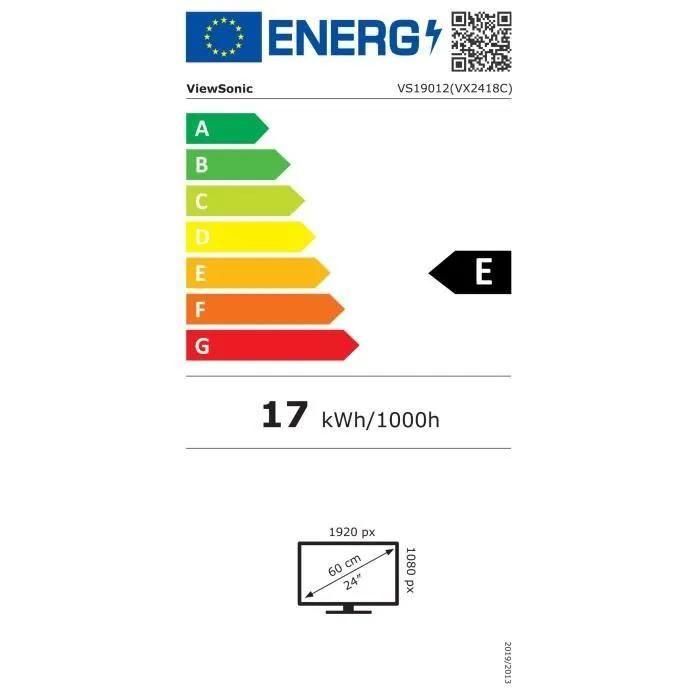 ViewSonic VX2418C - �cran LED - jeux - incurv� - 24' (23.6' visualisable) -... - 4