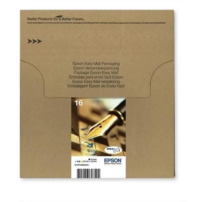 Epson 16 Multipack Easy Mail Packaging - Pack de 4 - noir, jaune, cyan, mag...