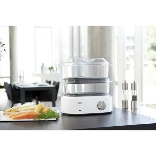 Braun IdentityCollection FS 5100 WH - Cuiseur vapeur - 850 Watt - blanc - 4