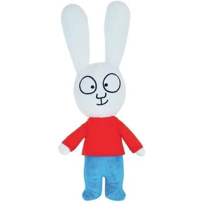 Peluche Lapin Simon 27 Cm2 Modeles Assortis: Avec Ou Sans Masquesur Carte