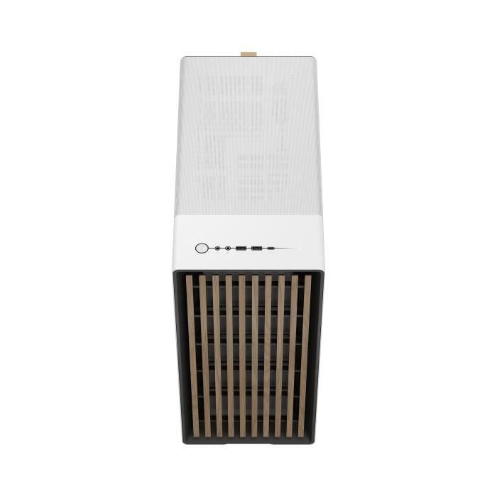Boitier PC Moyen Tour ATX Fractal Design North avec panneau vitr� - Blanc