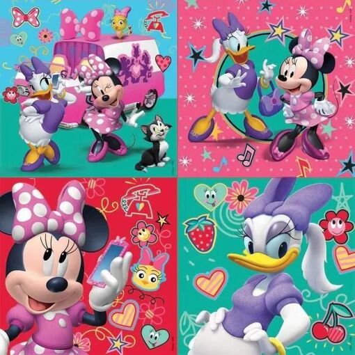 Educa Mallette Puzzles Progréssifs Minnie Happy Helpers 12+16+20+25 - 2