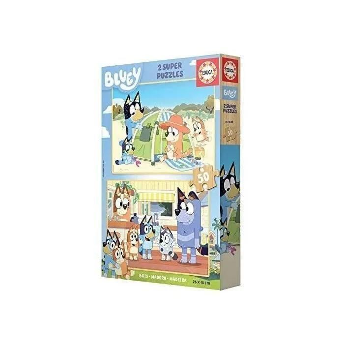 Educa - Bluey Puzzle Bois 2x50 - 3