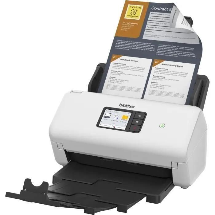 Brother ADS-4500W - Scanner de documents - CIS Double - Recto-verso - A4 - ... - 3