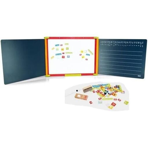 Tableau Triptyque En Bois Teinte Magnet