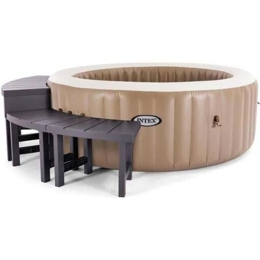 Entourage spa Intex PureSpa rond 4 places (2 modules m�dium + 2 hauts)