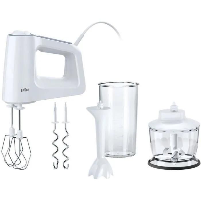 Braun MultiMix 3 HM 3135 WH - Batteur � main - 500 Watt - blanc